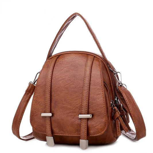 Vintage pequena bolsa de ombro feminina couro macio do plutônio crossbody saco multifuncional saco do mensageiro casual senhora bolsa bolsas de mujer